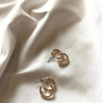 Rose Gold Small Huggie Hoop Earrings Pack Set of 3 Mini Huggies Effortless Style and Stacking Earrings